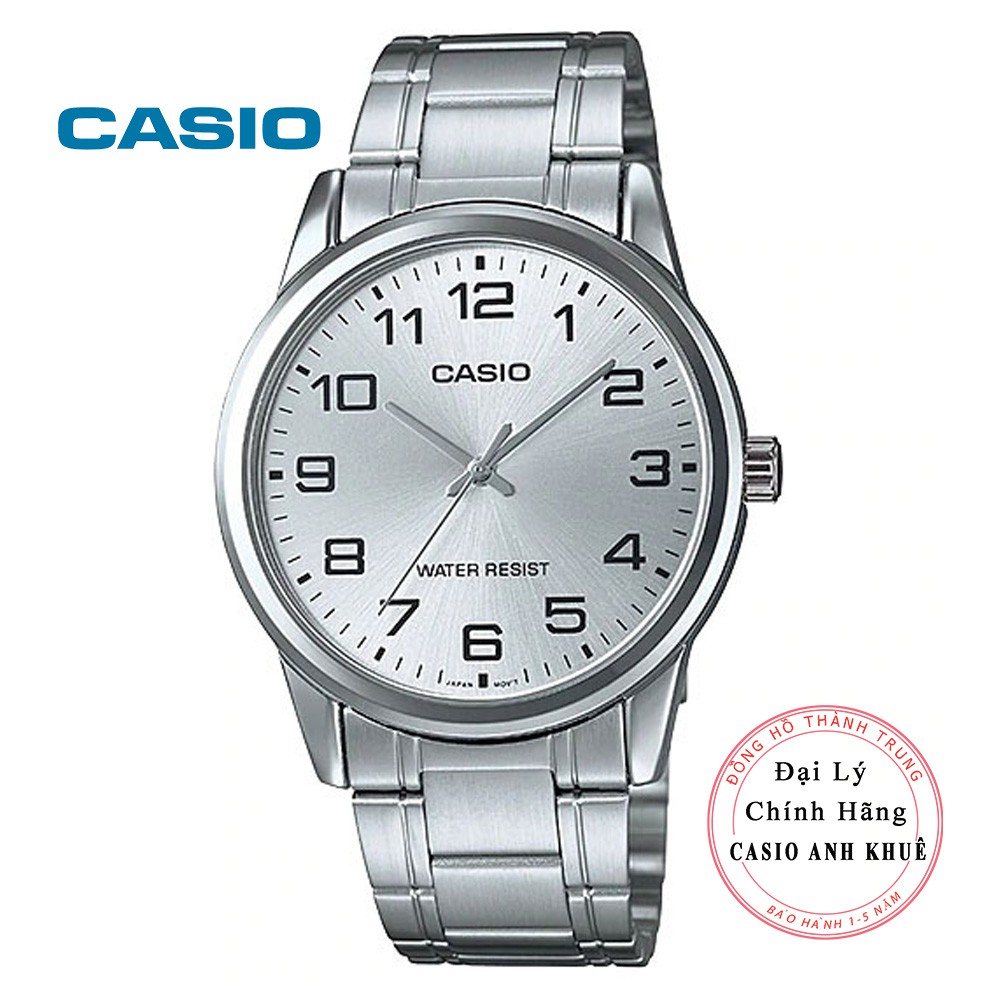 Đồng hồ nam Casio MTP-V001D-7BUDF dây kim loại