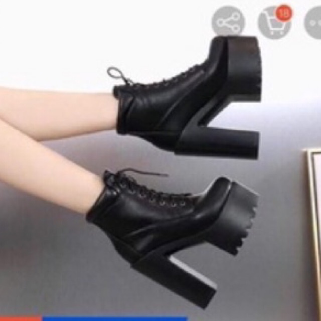 Boots gót cao 25p da thật đi êm chân size 37-38 thời trang trẻ hiện nay siêu hot số lượng có hạn nhanh tay rinh về