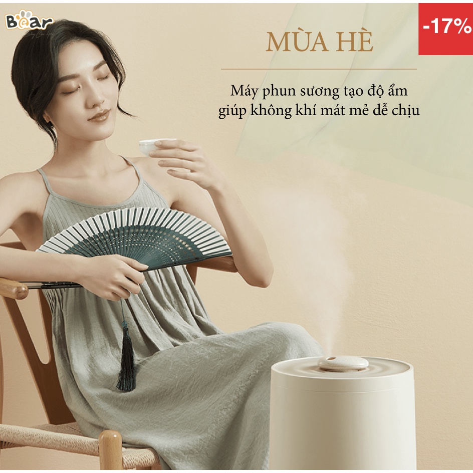 Máy Phun Sương Tạo Ẩm Bear JSQ-C45U1, Hàng chính hãng