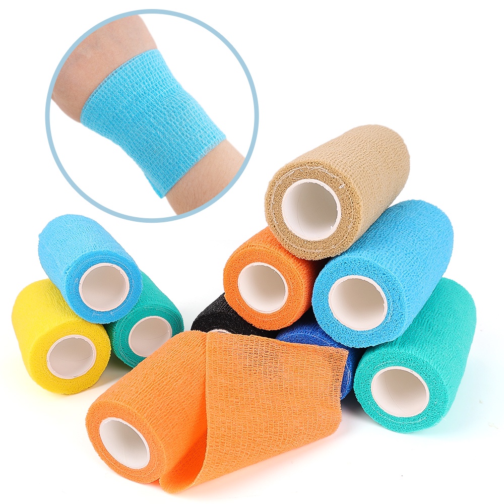 Băng Quấn Y Tế Bằng Vải Không Dệt Tự Dính Co Giãn Thoáng Khí Chống Thấm Nước Đa Chức Năng