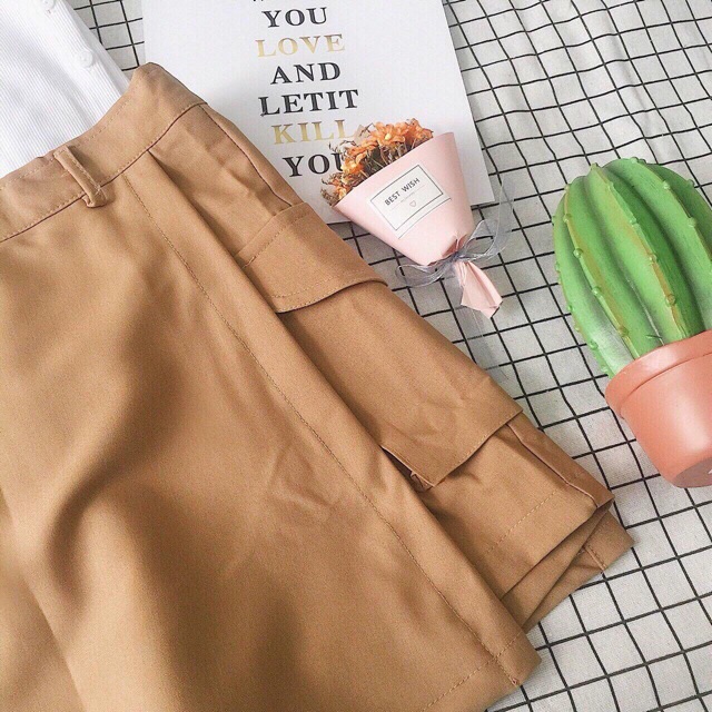 Kaki Skirt 💜💙♥️🖤