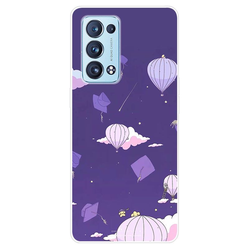 Ốp điện thoại TPU dẻo họa tiết hoạt hình dễ thương cho OPPO RENO6 PRO 5G OPPO RENO 6PRO 5G