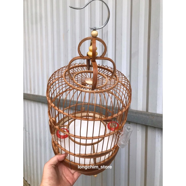 LỒNG KHUYÊN LÙN TRÚC XỬ LÝ CAO 28cm Ricky bird shop