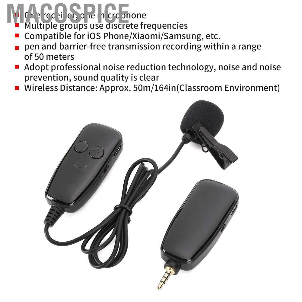 Micro Cài Áo Không Dây 3.5mm Uhf | BigBuy360 - bigbuy360.vn