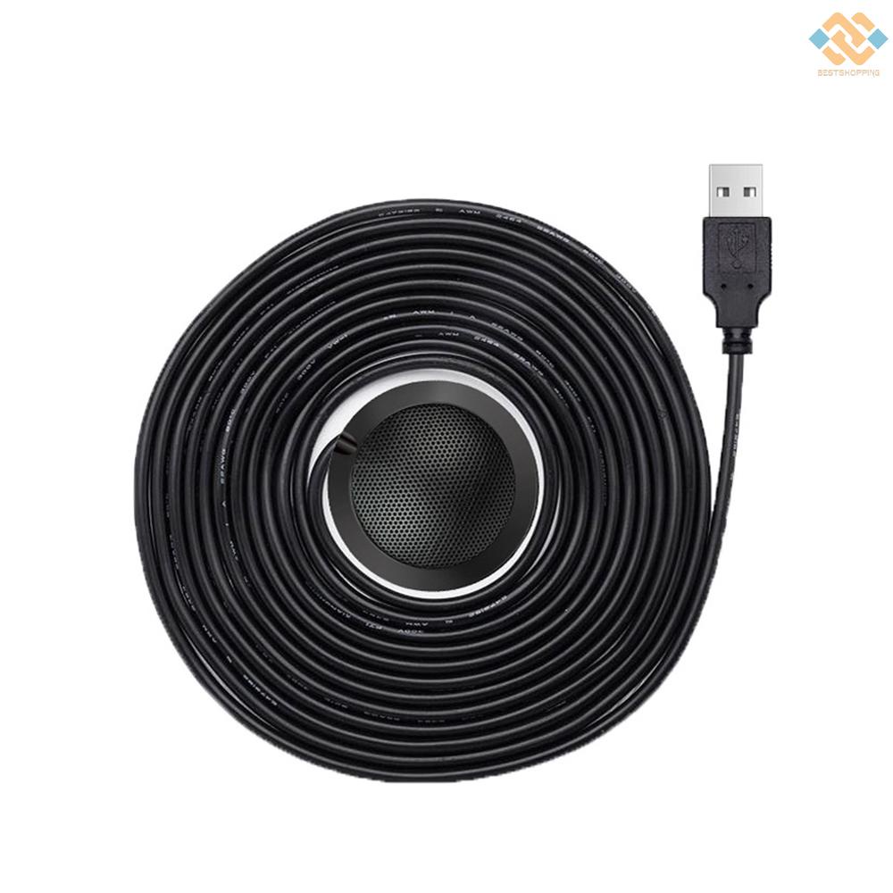 Micro để bàn có cổng USB 360 độ° Micro đa hướng tương thích với Windows/Mac dùng cho máy tính/Laptop | BigBuy360 - bigbuy360.vn