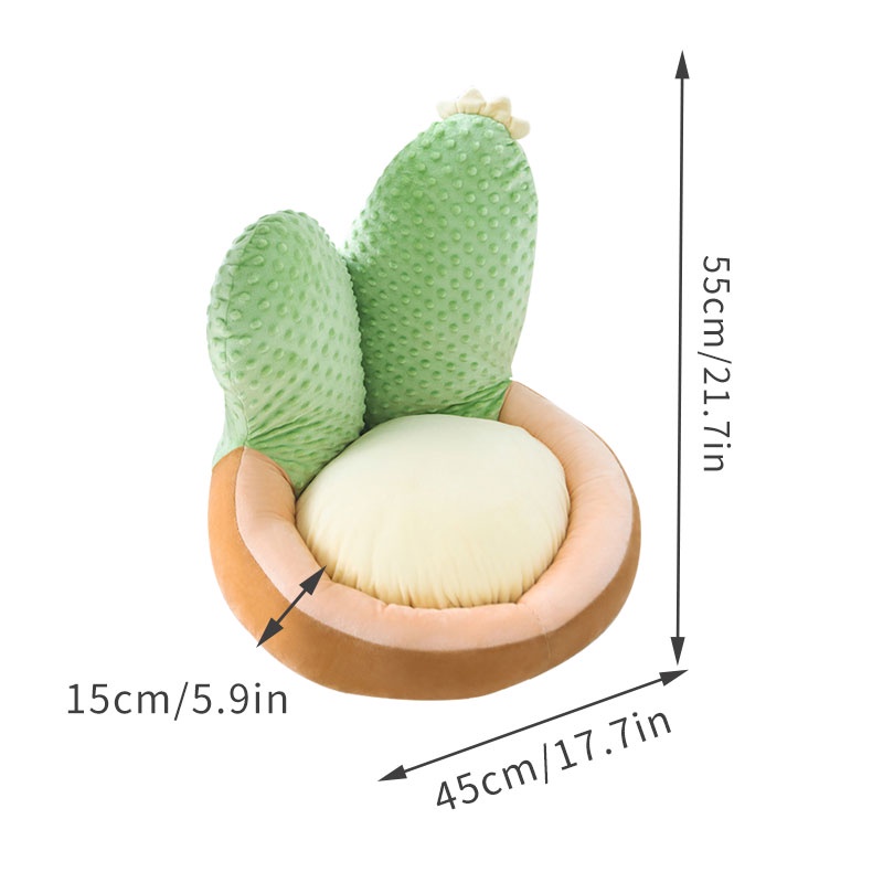 Gối Mềm Hình Cây Xương Rồng Xinh Xắn