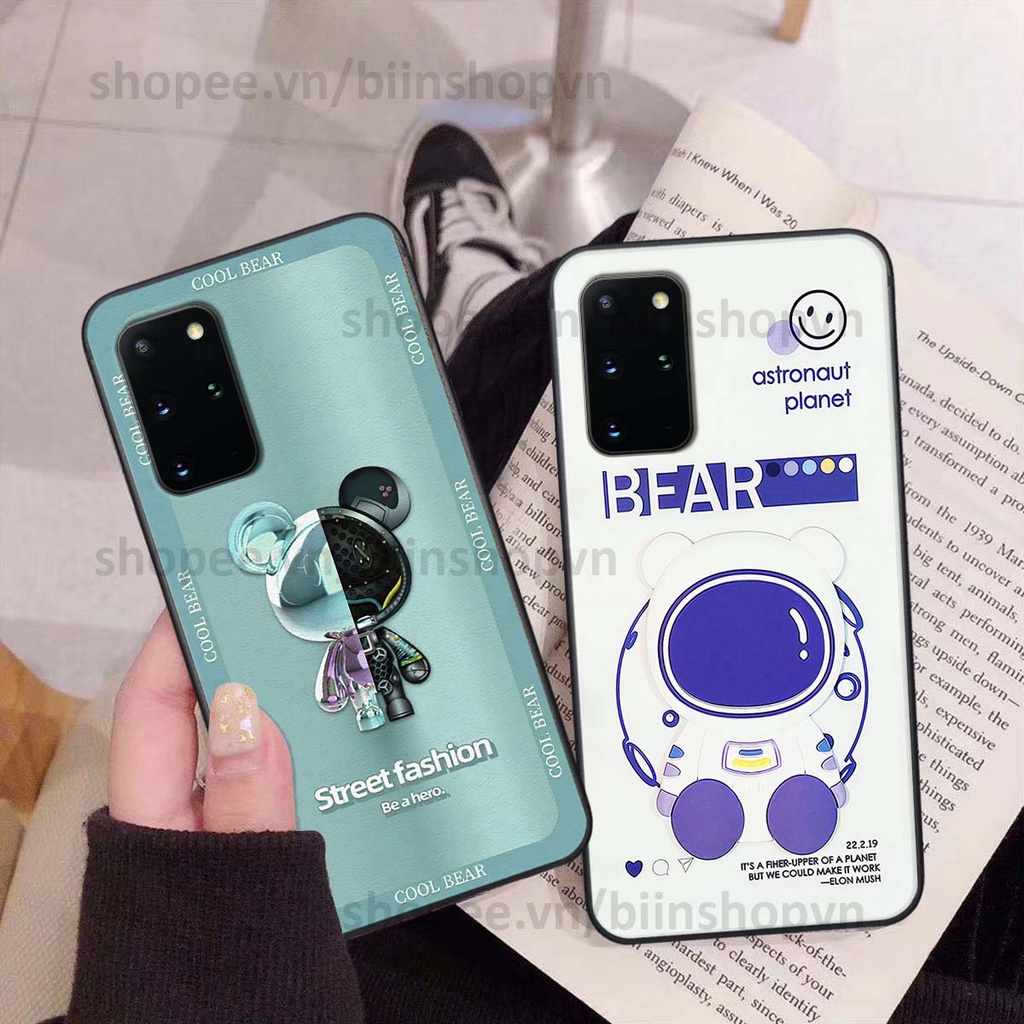 Ốp Samsung S20 / S20 Plus / S20+ hình gấu bear brick đẹp độc lạ, thời trang, cá tính