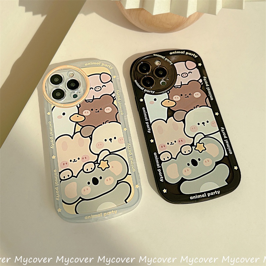 Ốp Điện Thoại Chống Sốc Họa Tiết Hoạt Hình Cho iPhone 14 13 12 11 Pro Max Xs XR X 8 7 Plus SE 2020