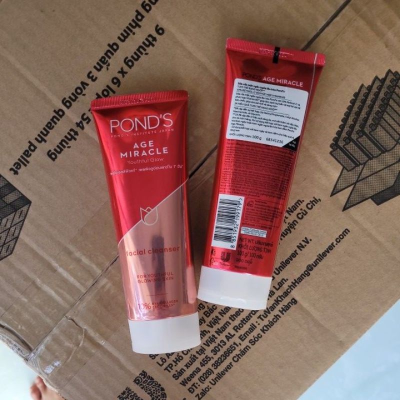 Sữa rửa mặt ngăn ngừa lão hoá Pond's Age Miracle 100ml