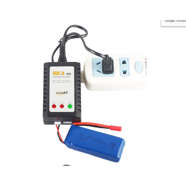 Sạc Pin B3 Mini Pro Tự Ngắt 7.4v 800Ma 11.1v 2s 3s Máy bay Flycam Xe điều khiển từ xa Chất Lượng Rẻ