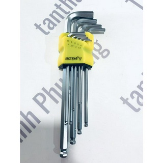 Bộ lục giác đầu bi - 9 cây