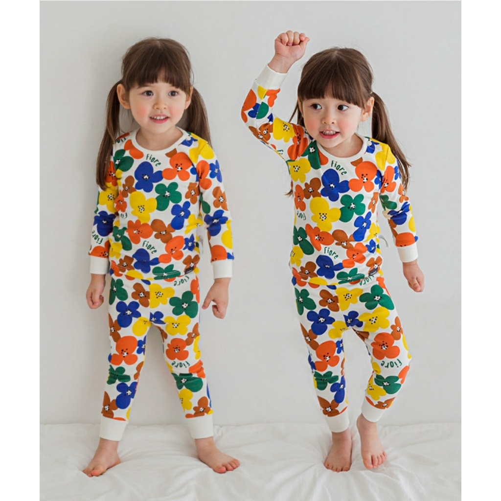 Quần áo trẻ em🌺🏵️thu đông🌺🏵️Cotton nỉ🌺🏵️Cordi Hàn Quốc nội địa-Hoa ngũ sắc đẹp lạ