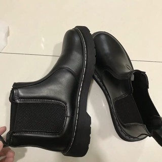 Boot đen nữ cổ điển phong cách Hàn Quốc