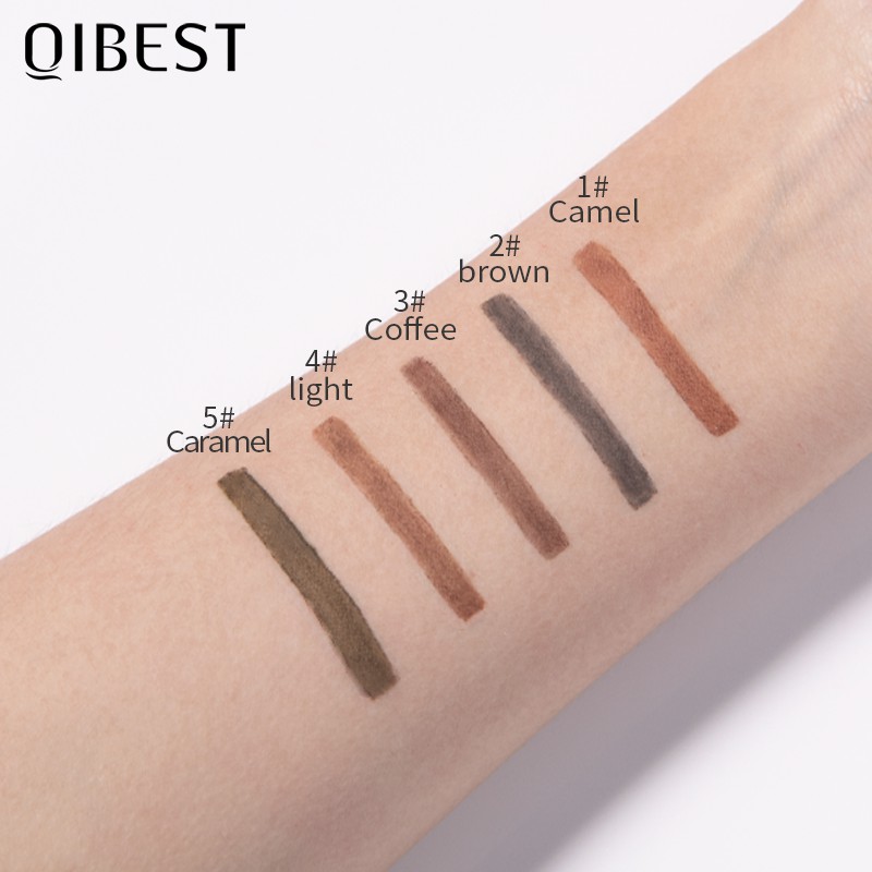 Chì kẻ lông mày trang điểm QIBEST chống thấm nước 5 màu sắc tùy chọn 12.5g | BigBuy360 - bigbuy360.vn