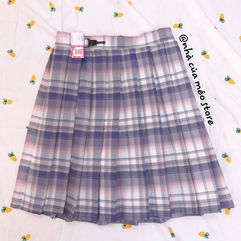 CHÂN VÁY JK CARO ULZZANG PHONG CÁCH HỌC SINH NHẬT BẢN - Full Size