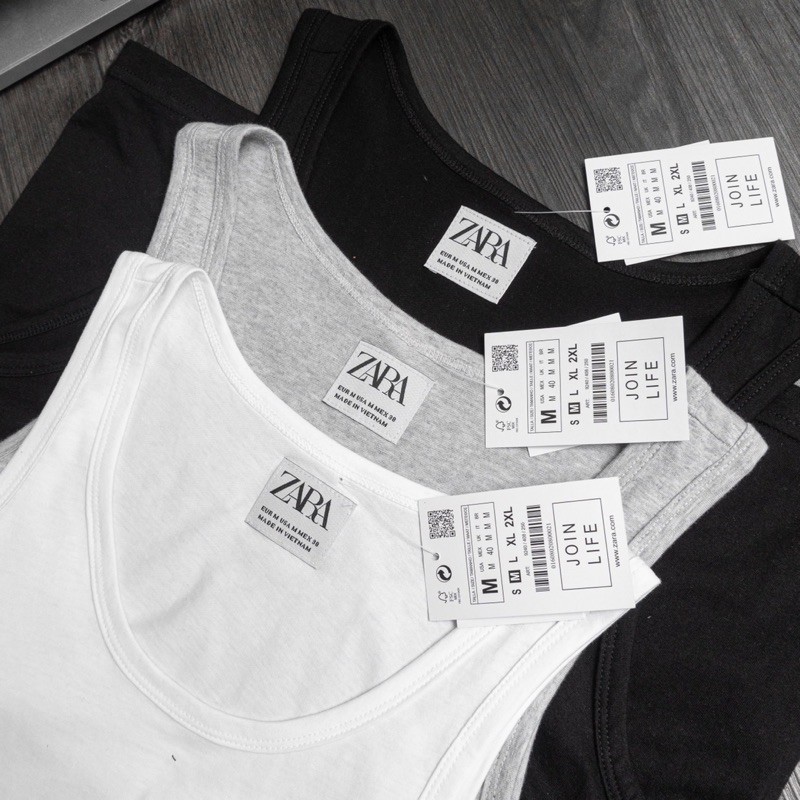 ÁO BA LỖ ZARA HÀNG VNXK VẢI COTTON