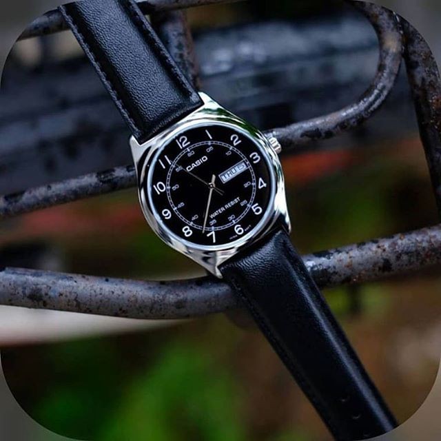 Đồng hồ nam dây da chính hãng Casio Anh Khuê MTP-V006