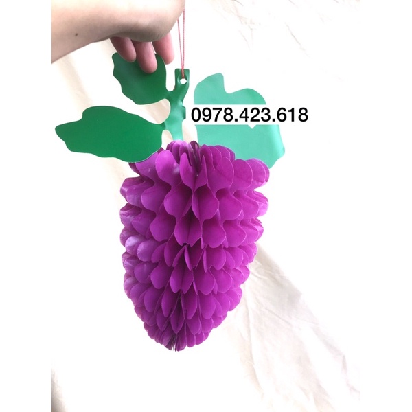 Đèn lồng hình trái cây hoa quả - Đèn lồng Trung Thu cho bé trang trí lớp học, mầm non, hội chợ