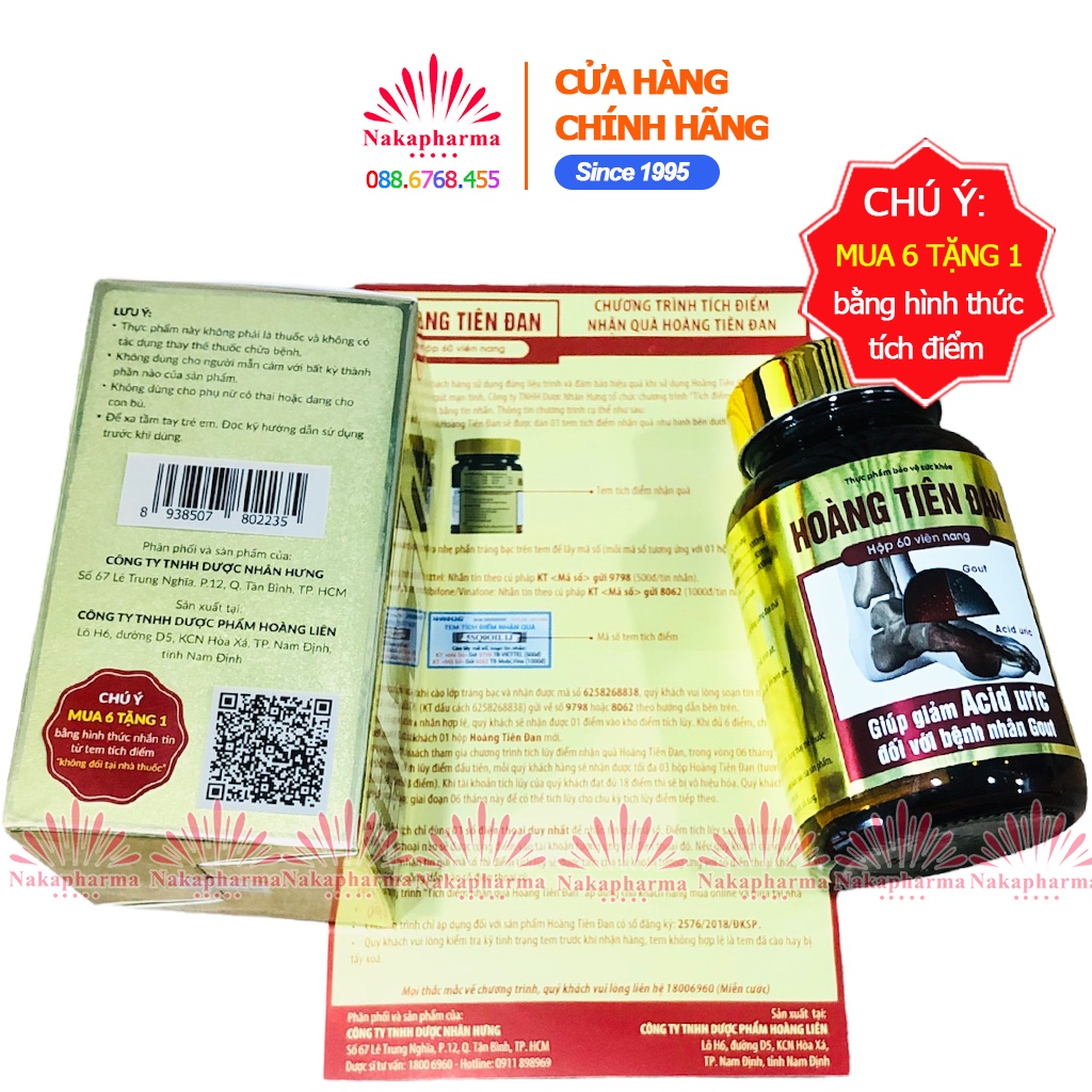 ✅  Hoàng Tiên Đan | Giảm triệu chứng bệnh gút, giảm acid uric, tăng cường chức năng gan thận