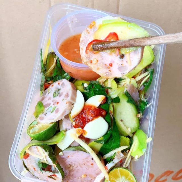55k 500gr CHẢ DA HEO  ỚT XIÊM XANH SIÊU NGON