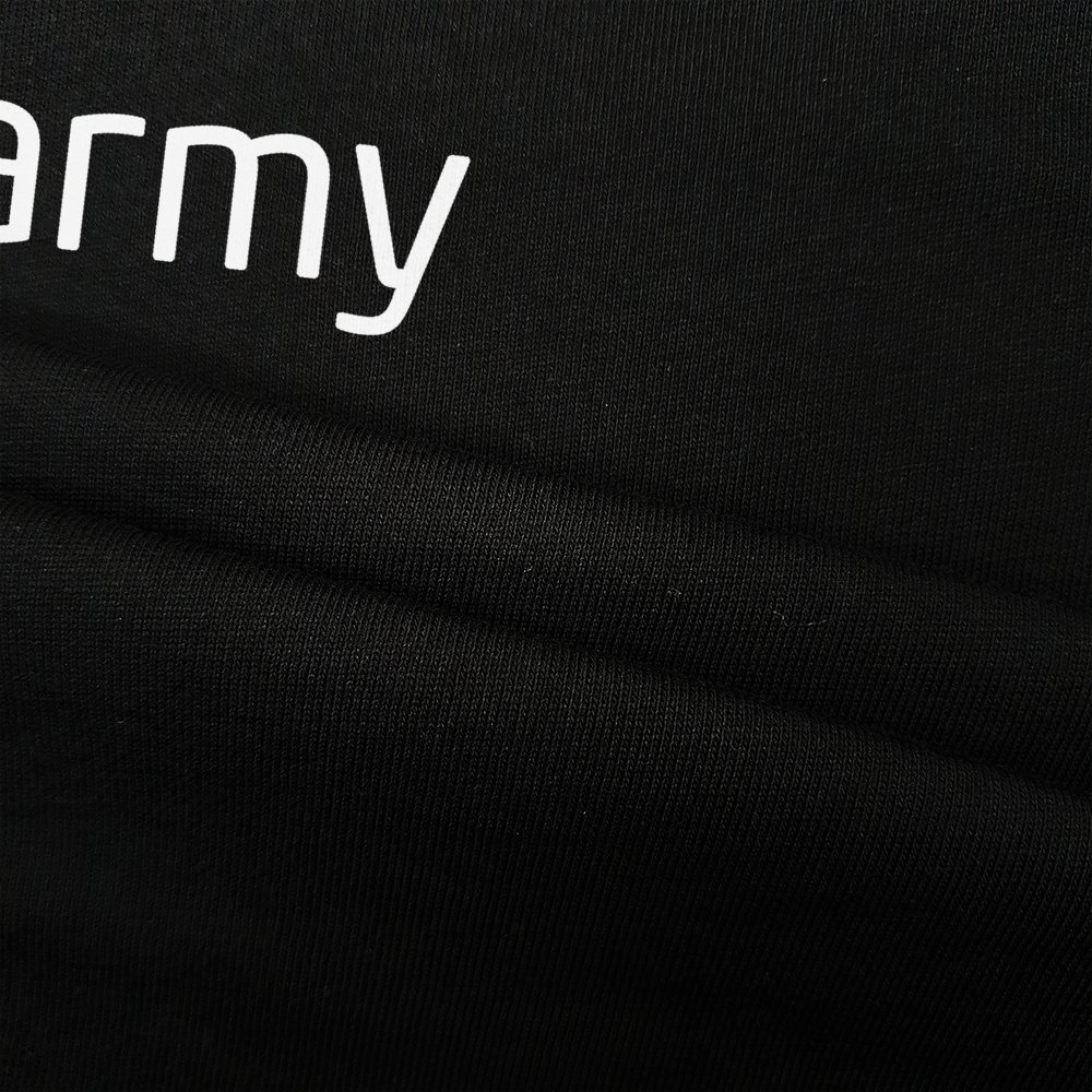 Áo phông thun phom rộng Cotton thoáng mát chữ army vui nhộn phong cách MVR KK4047