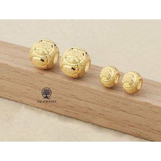 Bi bạc mạ vàng có họa tiết