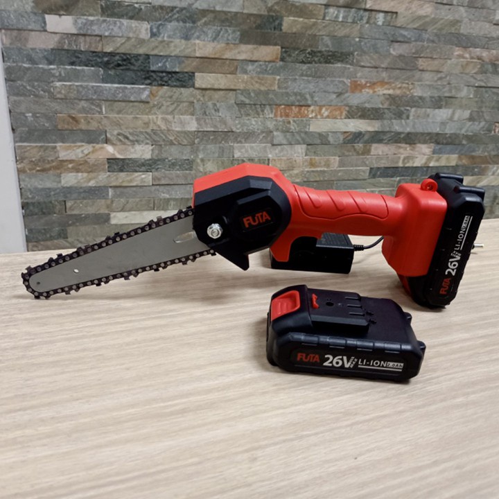 CƯA XÍCH CẦM TAY MINI FUTA vs NKG BẰNG PIN 26V (tặng 2 PIN ) Tiện ích làm vườn, hiệu quả công việc