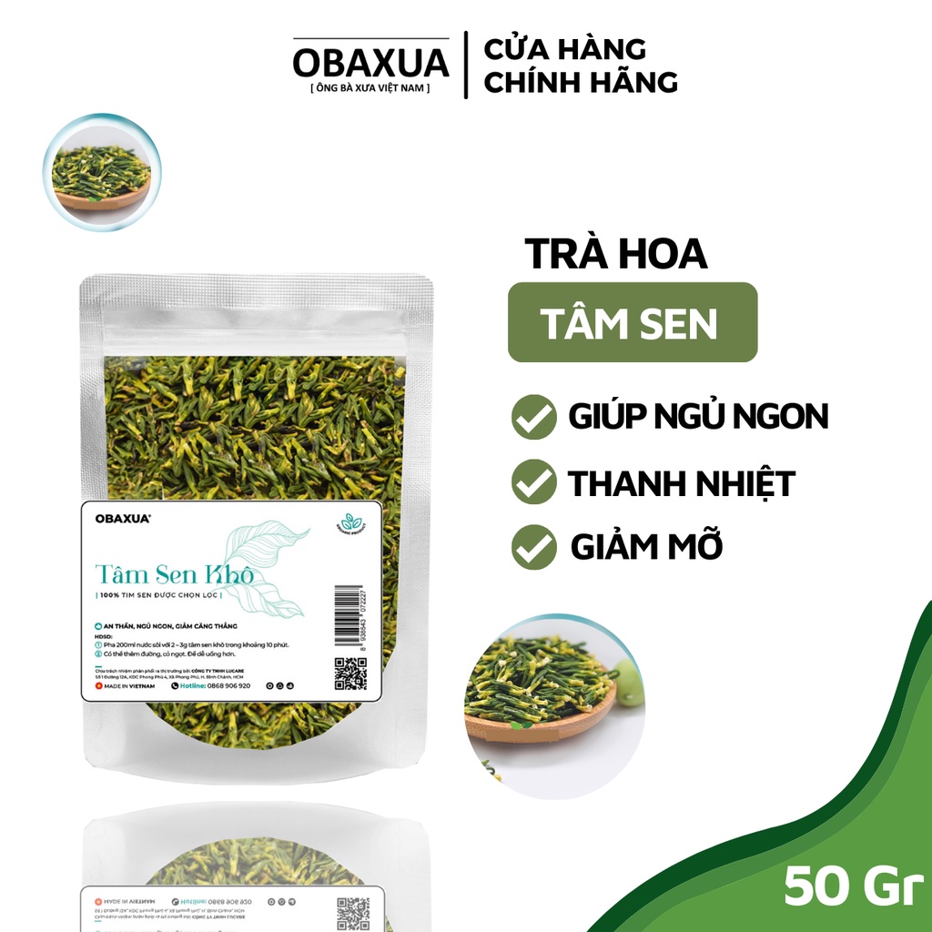 Trà hoa thảo mộc Obaxua - Hàng thượng hạng Loại Đẹp