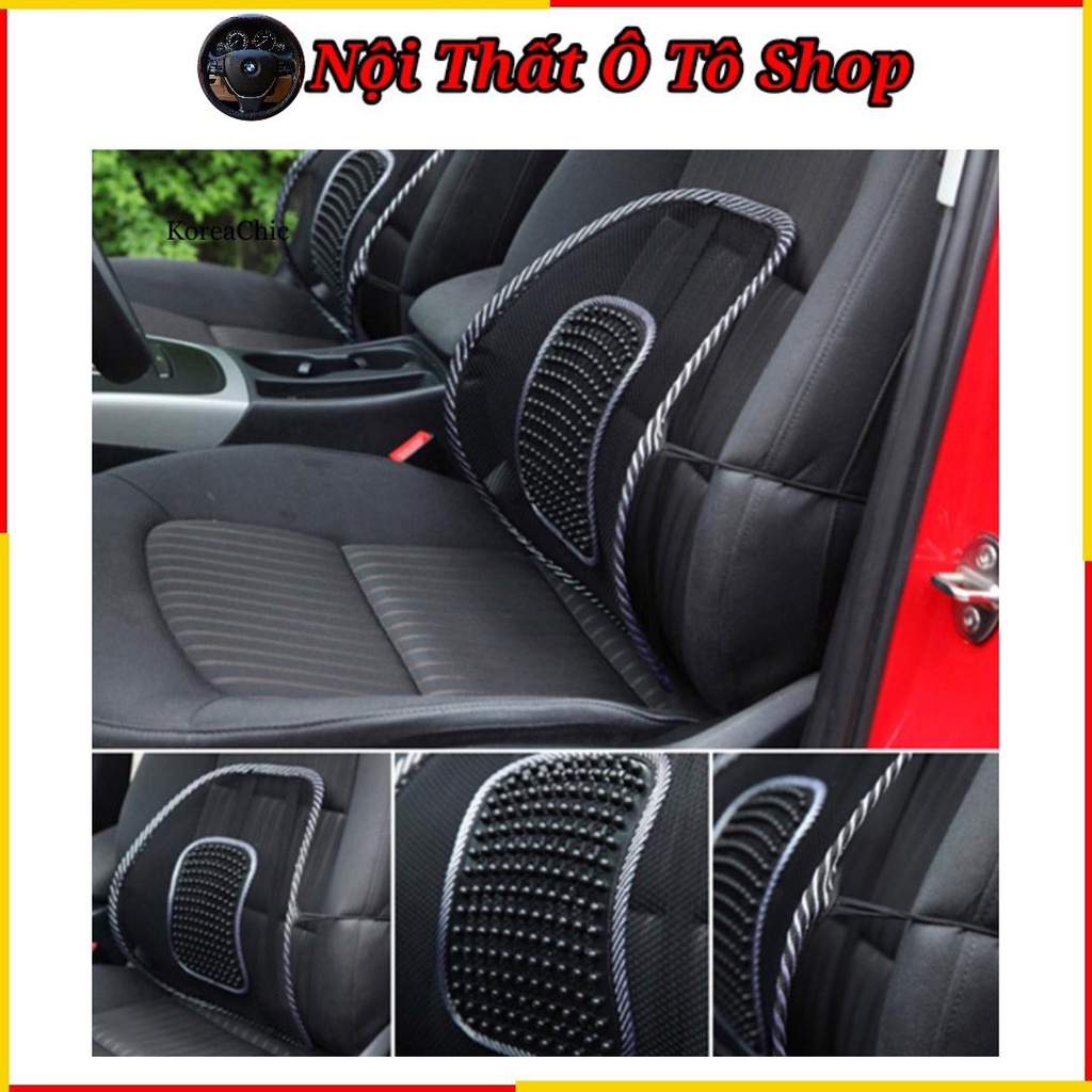 Tấm Lưới Đệm Tựa Lưng Massage Trên Ô Tô Xe Hơi Thoáng Khí Chống Nóng Trên Ghế Văn Phòng | Phụ Kiện Nội Thất Ô Tô Shop