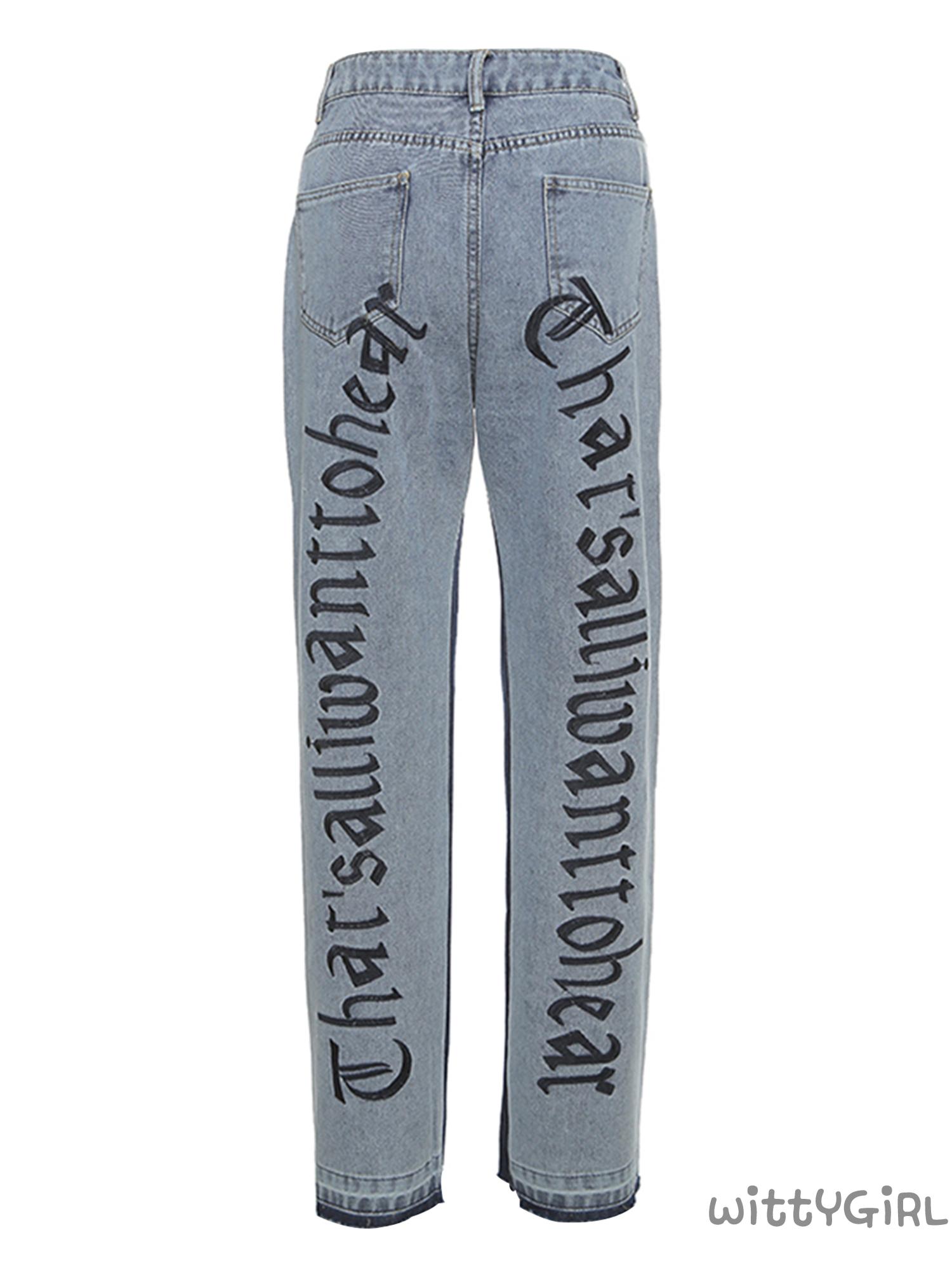 Quần Jeans Dài Ống Rộng Thời Trang Dành Cho Nữ | BigBuy360 - bigbuy360.vn