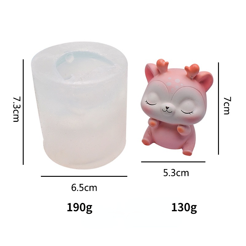 Khuôn Làm Xà Phòng Thủ Công DIY Hình Động Vật Dễ Thương