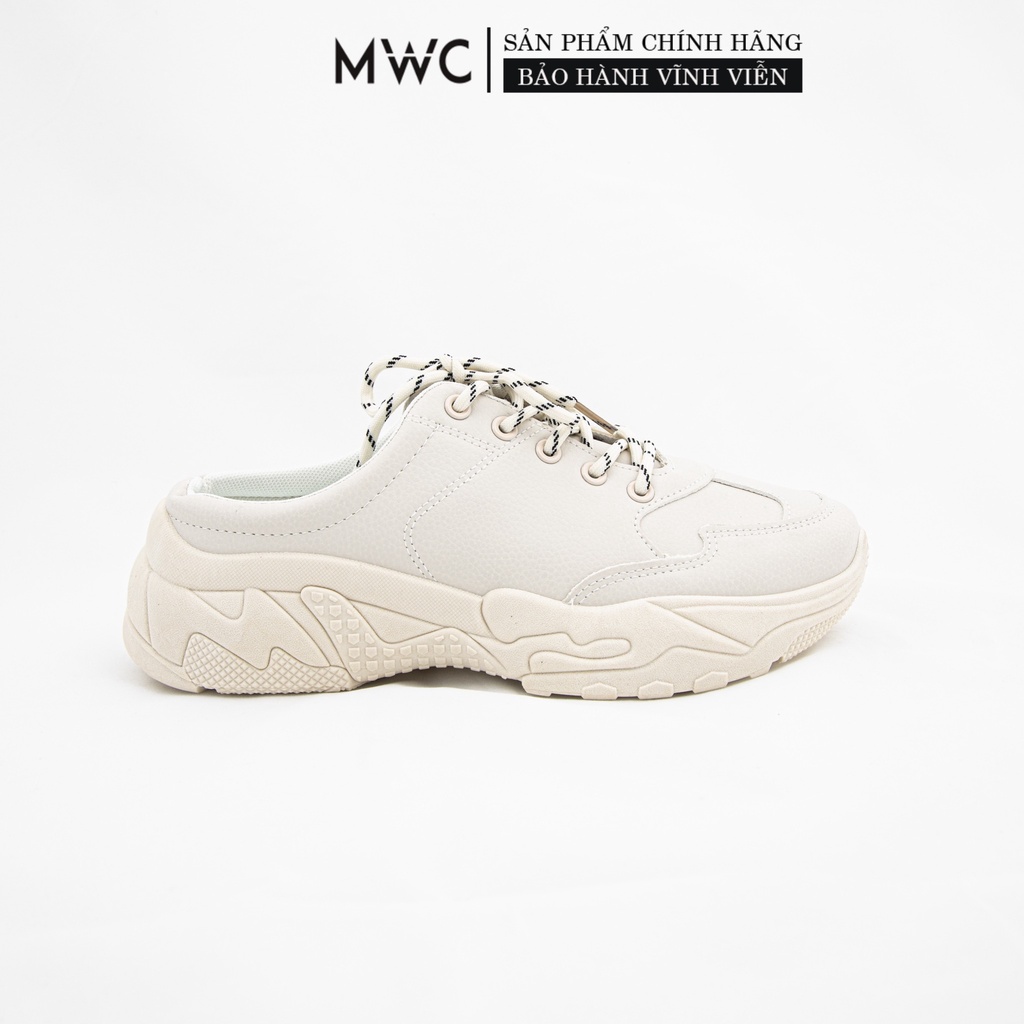 Giày MWC 5343 - Giày Sục Nam Độn Đế Da Trơn Bóng Cao Cấp Năng Động Cá Tính