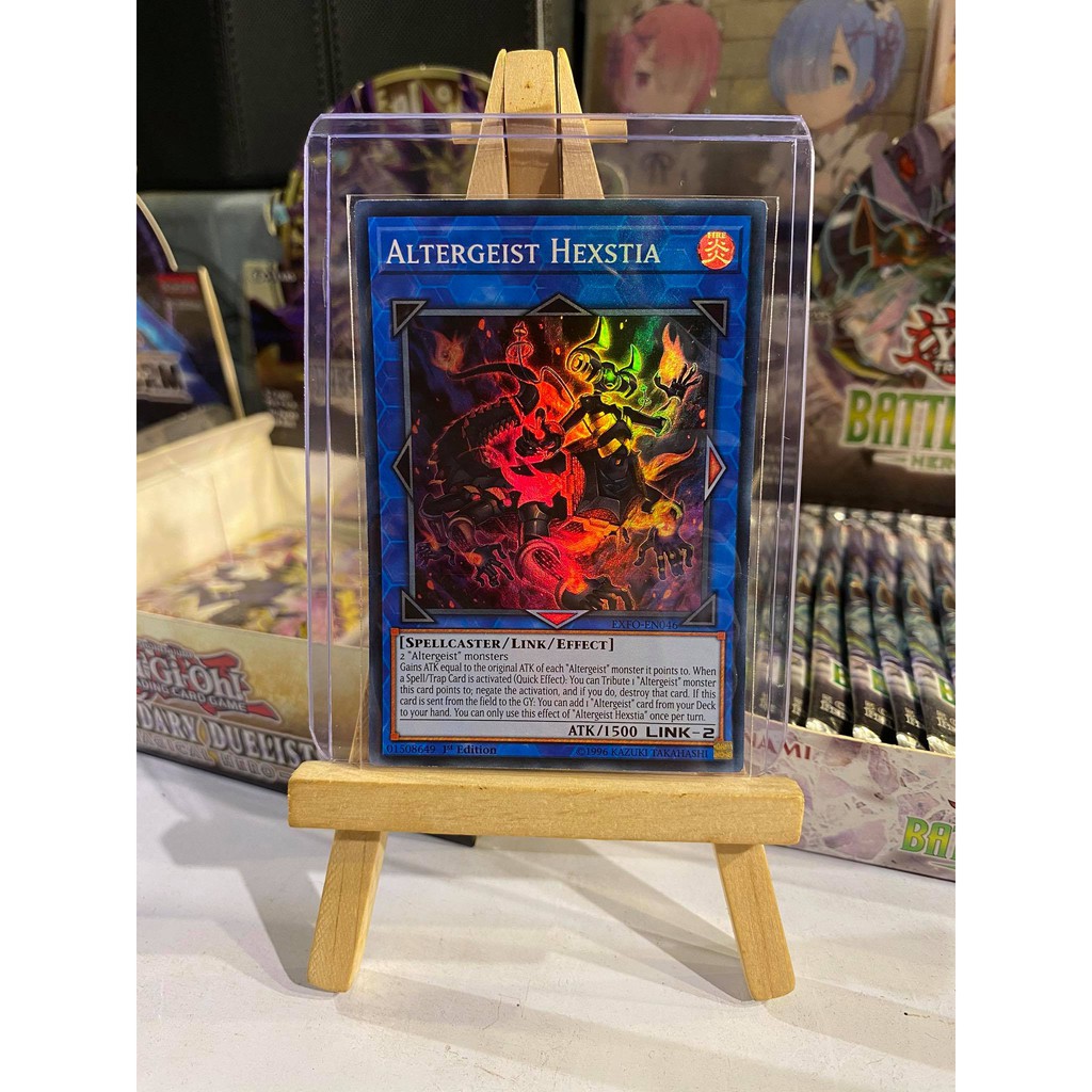 Lá bài thẻ bài Yugioh Altergeist Hexstia – Super Rare - Tặng bọc bài nhựa bảo quản