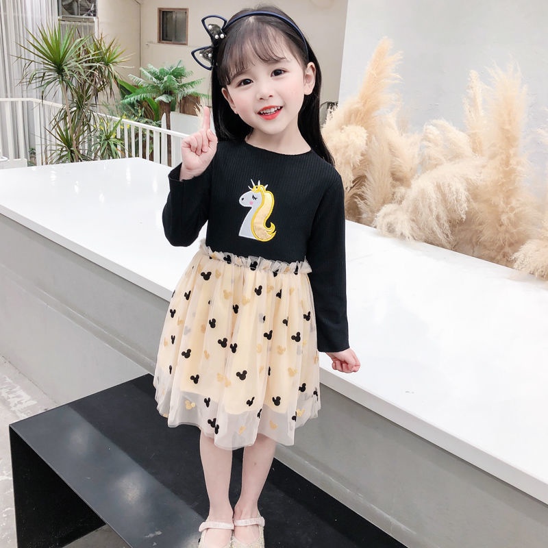 Đầm Công Chúa Thời Trang Cho Bé Gái 1-8 Tuổi