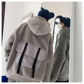 [ORDER] Áo khoác oversize nam lông cừu