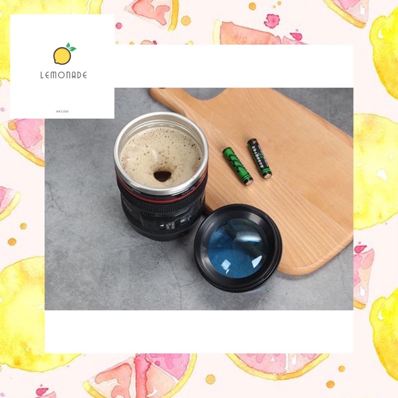 Bình giữ nhiệt Cốc inox hình lens canon BN031