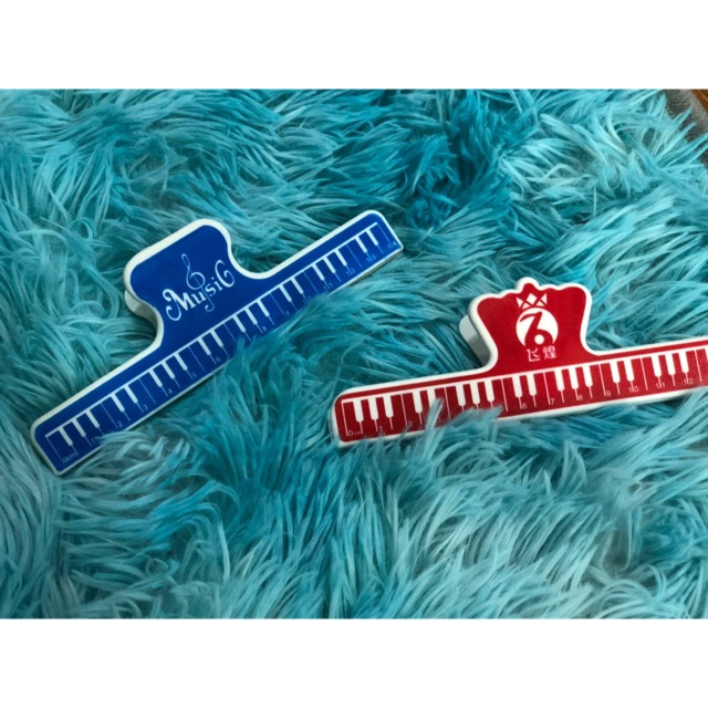 Kẹp sách dài hình phím đàn nhiều màu lựa chọn, dài 14 - 15cm siêu chắc chắn