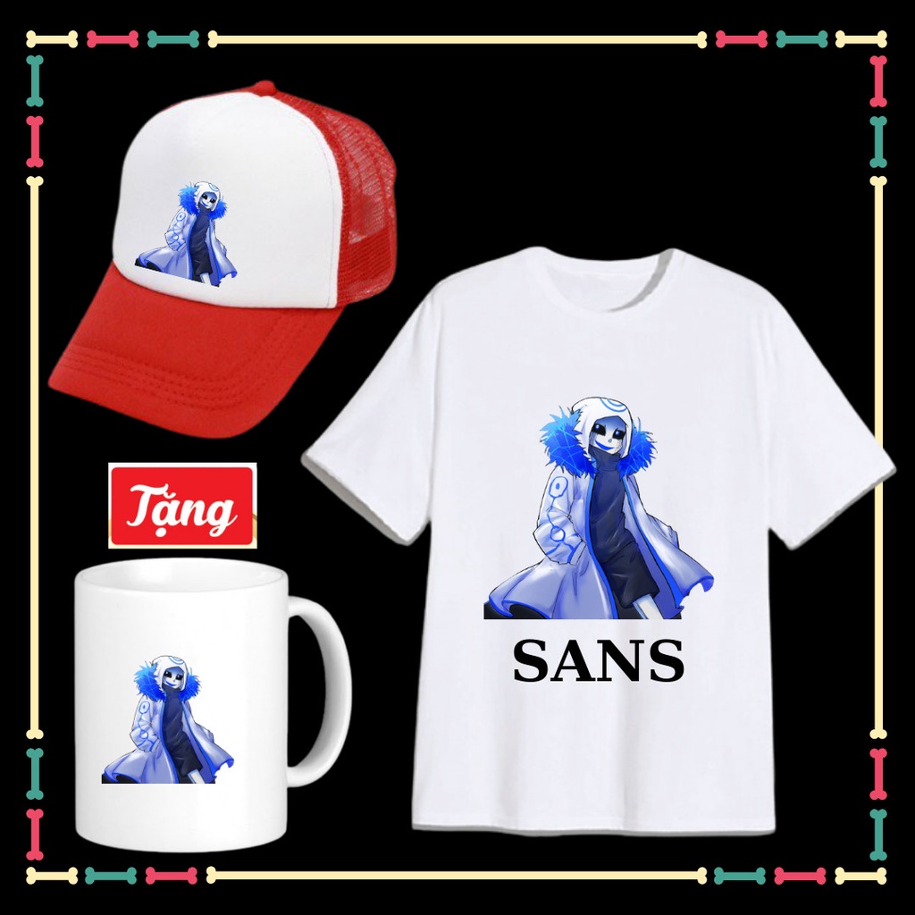 Áo mũ ly Sans Undertale 404 siêu ngầu cho bé trai, bé gái dành làm quà tặng