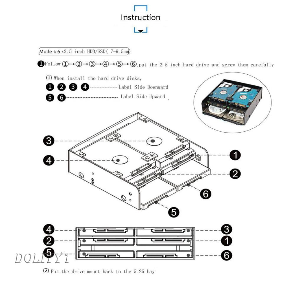 Khay chuyển ổ cứng 5.25 Inch sang 3.5 Inch chuyên dụng cho PC | BigBuy360 - bigbuy360.vn