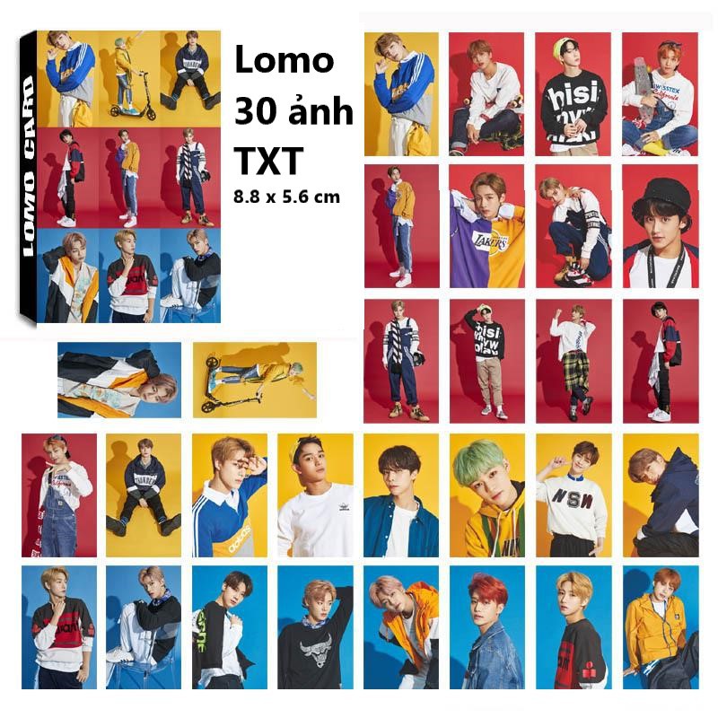 [MUA1 TẶNG1] Lomo 30 ảnh thần tượng TXT