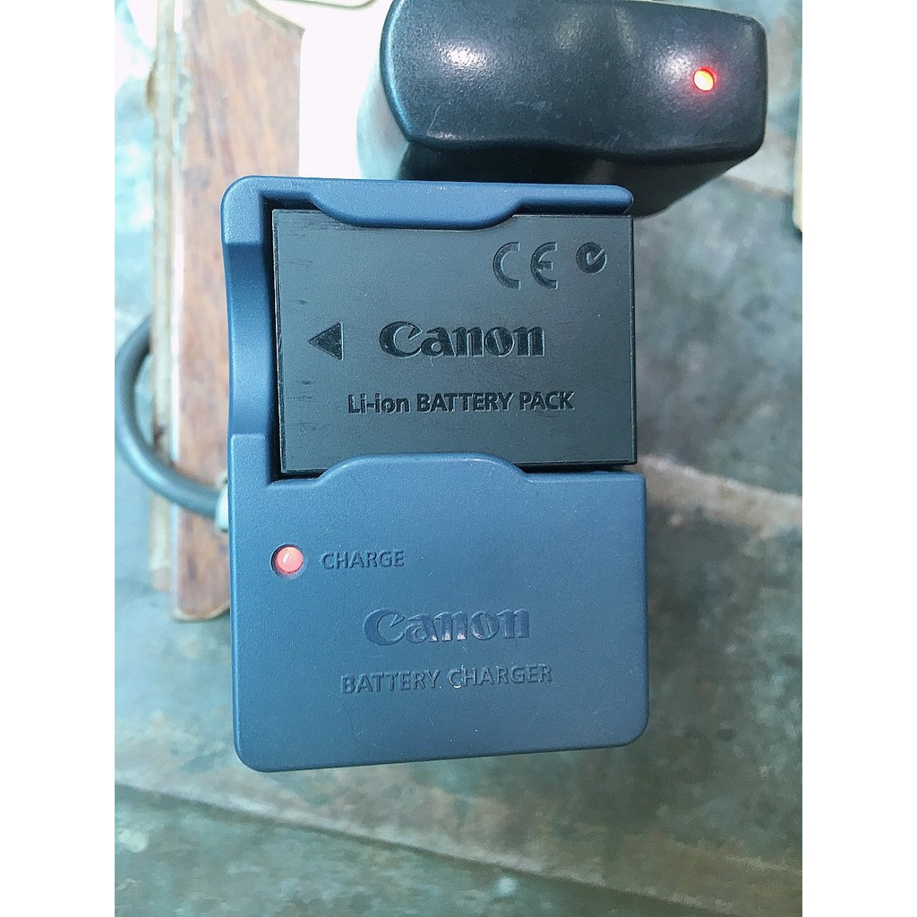 Sạc máy ảnh CANON CB-2LU + KÈM pin Canon NB-3L - QUA SỬ DỤNG