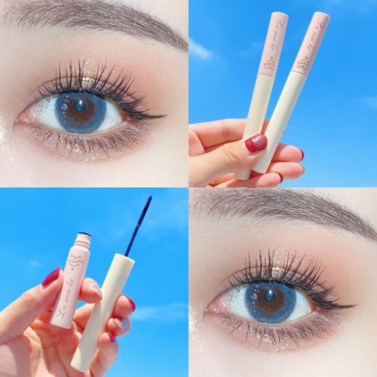 Mascara chải mi siêu mảnh Lameila hỗ trợ chuốt mi dài mịn thiết kế vỏ màu hồng hàng nội địa Trung | BigBuy360 - bigbuy360.vn