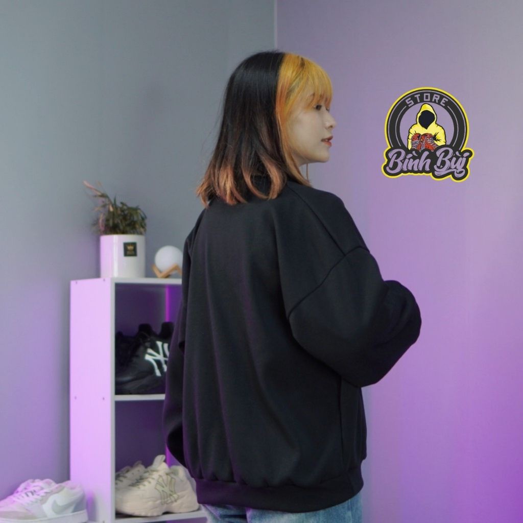  Áo Sweater Nỉ Nam Nữ Form Rộng Phong Cách Ulzzang Bình Bùi Store | BigBuy360 - bigbuy360.vn