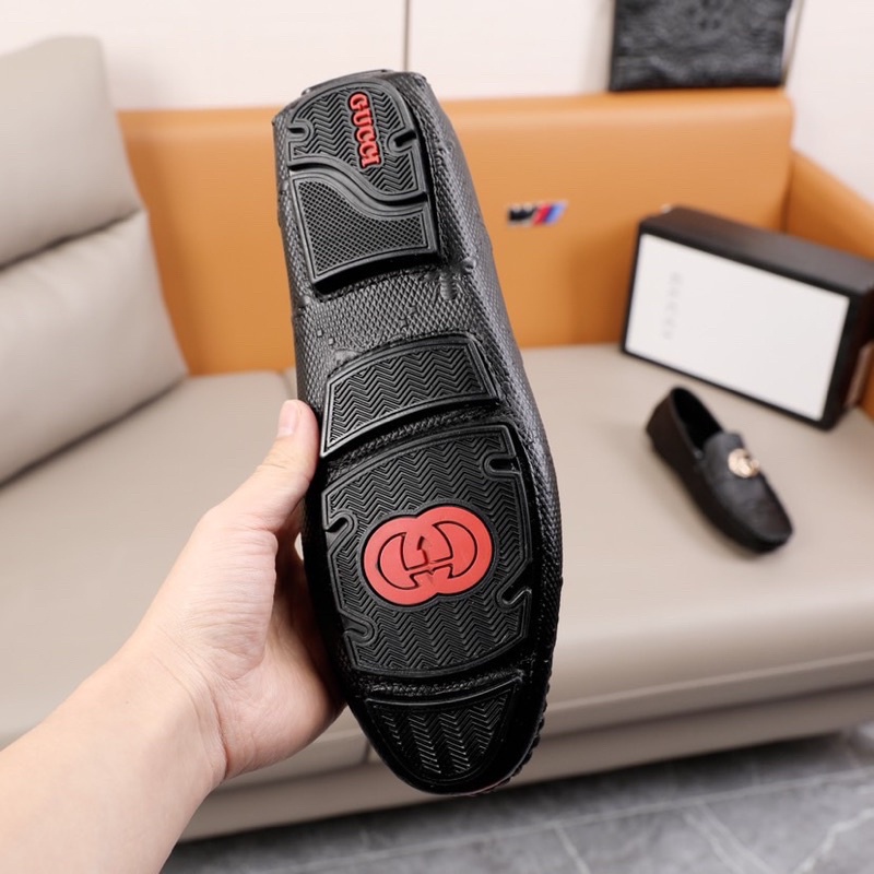Giày lười da nam Gucci GC da thật cao cấp dập vân nổi