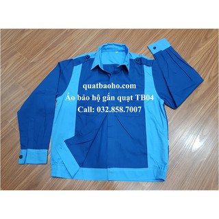 Áo bảo hộ có thể gắn quạt - Áo điều hòa cho ngày hè oi bức