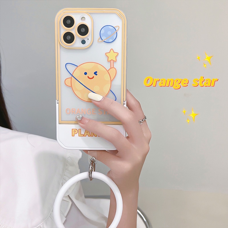 Ốp Điện Thoại In Hoạt Hình Kèm Giá Đỡ Cho iphone 14 / 13Pro 12 / xs / 6 / 7 / 8PLUS