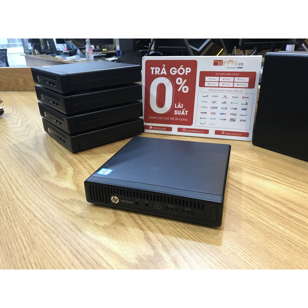 Mini PC HP 800 G2 i5 6500T, i3 6100T RAM 8G SSD 256G/128G WIN 10 WIFI SIÊU MẠNH