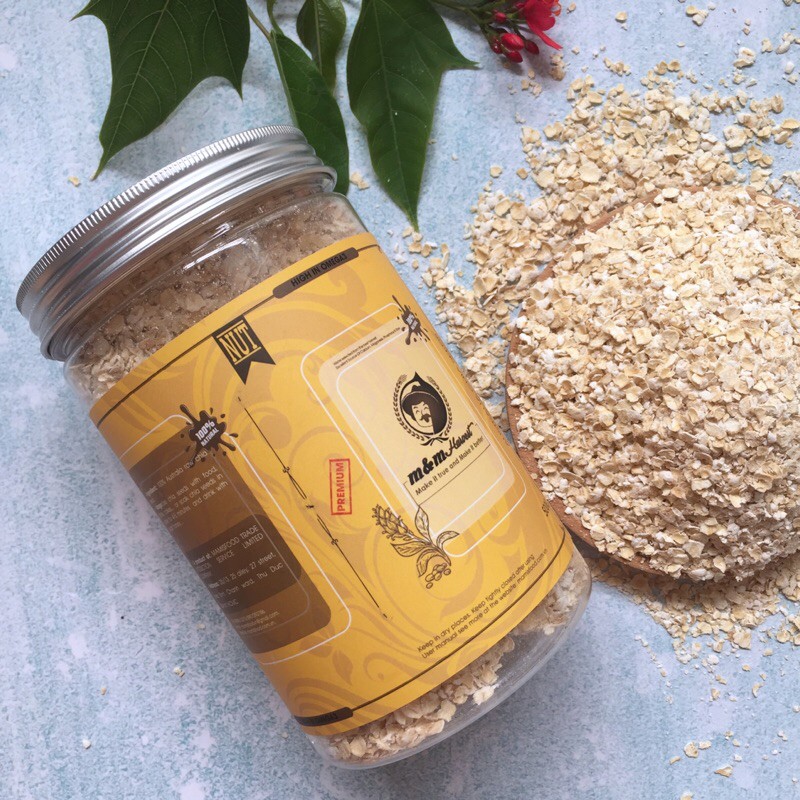 Yến mạch cho bé ăn dặm, yến mạch ăn liền m&amp;m Harvest cao cấp nhập khẩu Úc ngọt thơm chất lượng cao 200g/500g