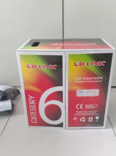Dây mạng LbLink Cat6 CCA UTP -Sản Phẩm Bán Chạy Nhất