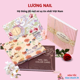 Sổ mẫu nail sổ gắn móng mẫu làm bảng màu loại 120 ô